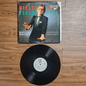 Billy Field – Bad Habits Elektra Records 1981 60190-1 PROMO Vinyl LP VG VG+/VG+
